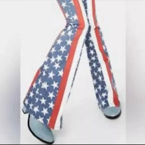 Free People Flare Pants Size 29 - Picture 3 of 5